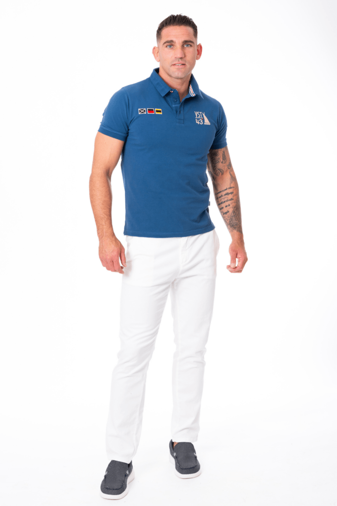 LEO polo Esprit Sud, coloris Denim