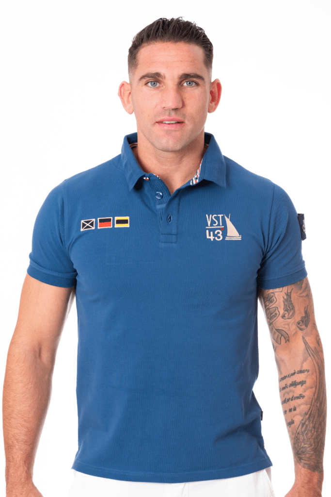 LEO polo Esprit Sud, coloris Denim