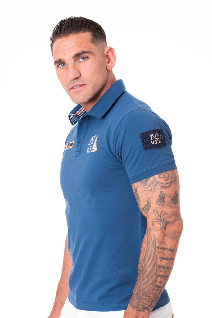 LEO polo Esprit Sud, coloris Denim