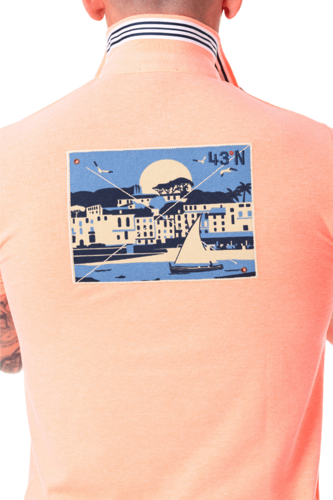 LEO polo Esprit Sud, coloris Fluo Orange