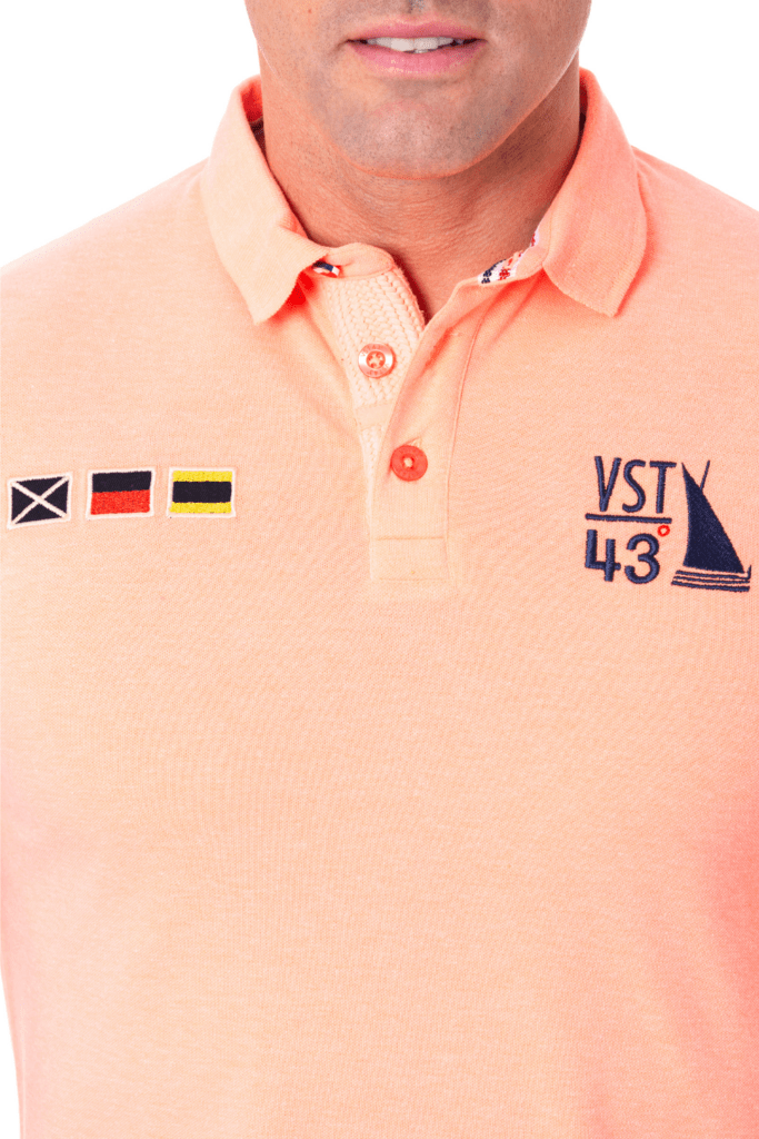 LEO polo Esprit Sud, coloris Fluo Orange