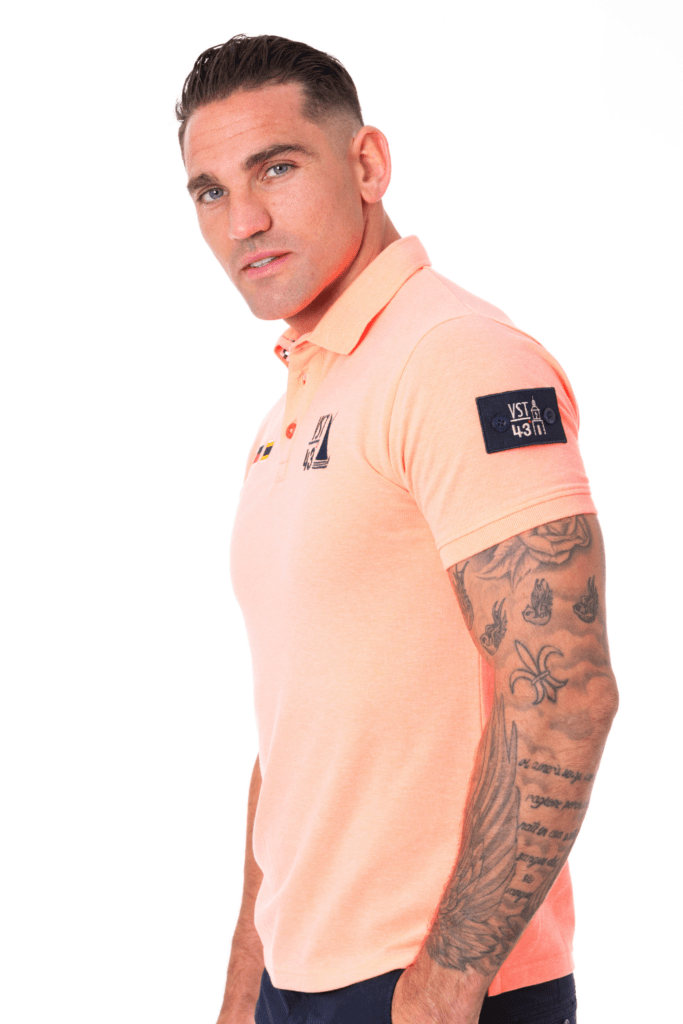LEO polo Esprit Sud, coloris Fluo Orange