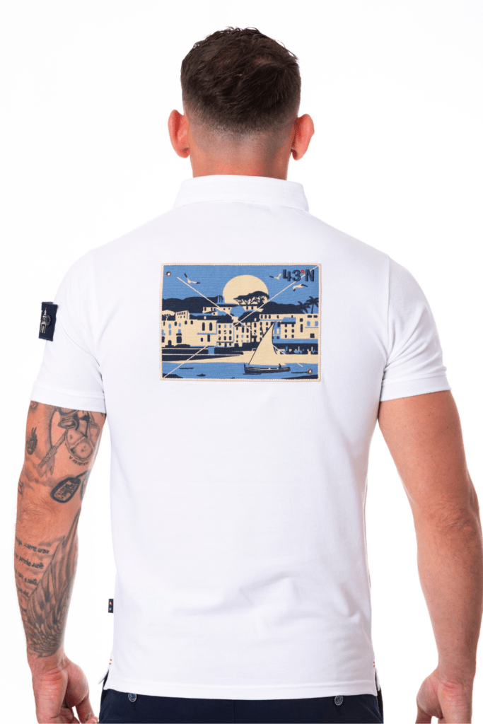 LEO polo Esprit Sud, coloris Blanc