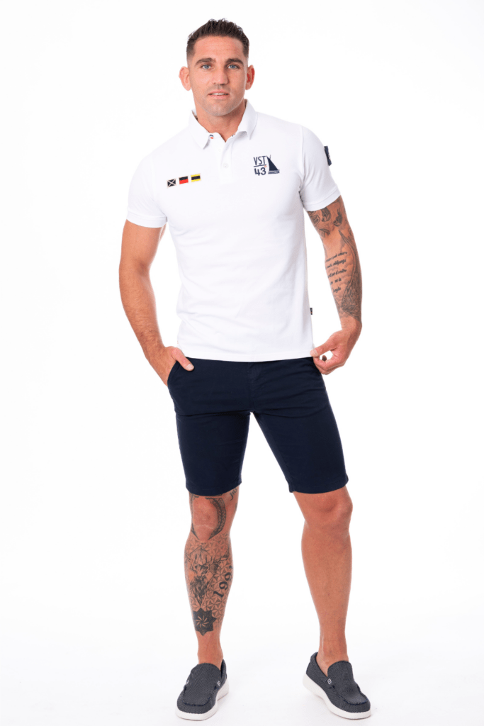 LEO polo Esprit Sud, coloris Blanc