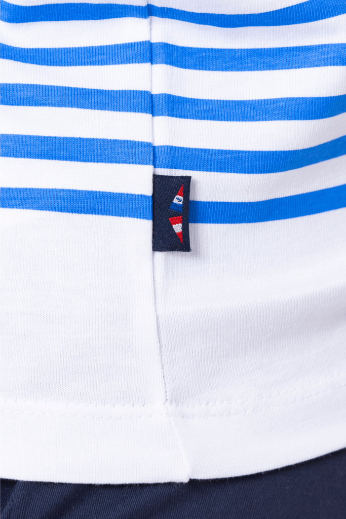 Charly Tee Shirt Mariniere, coloris Bleu Roi