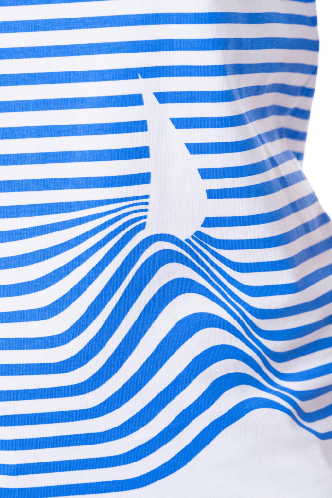 Charly Tee Shirt Mariniere, coloris Bleu Roi