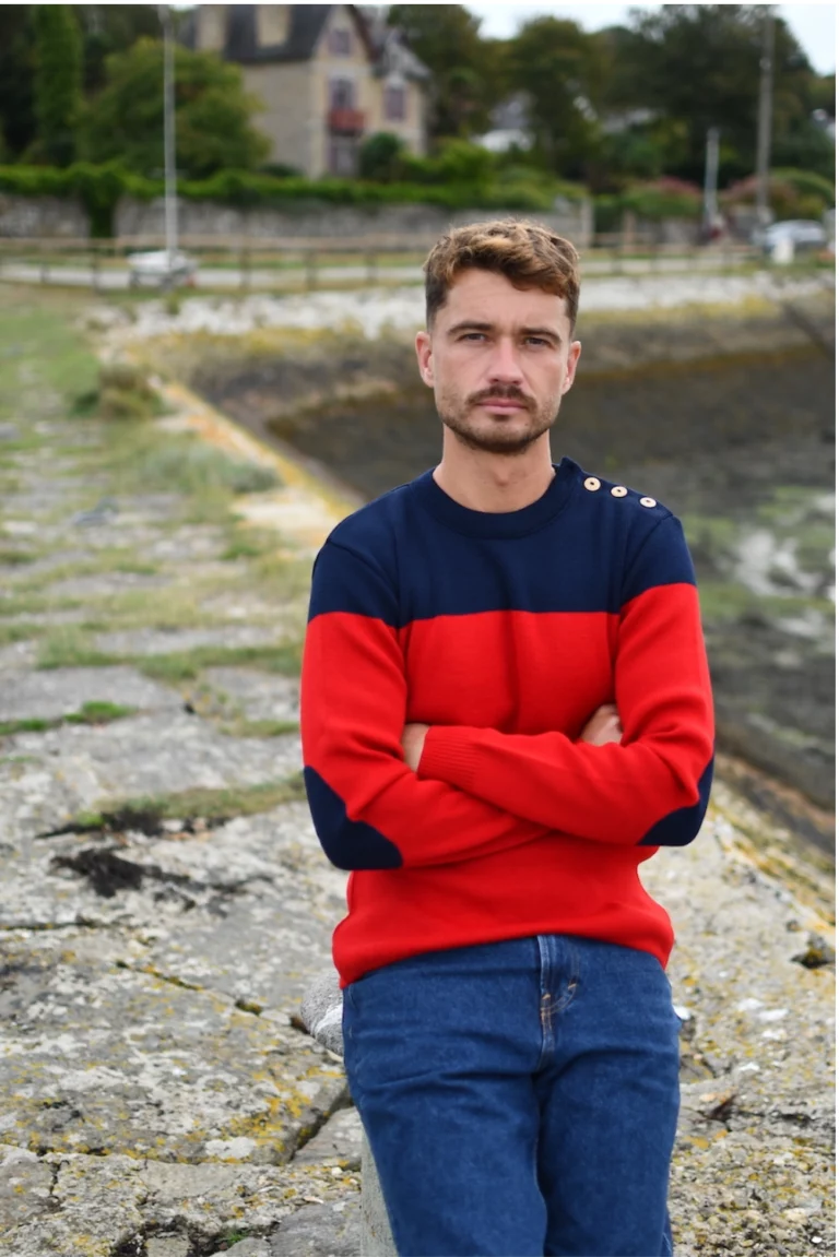 Pull New York H bicolore